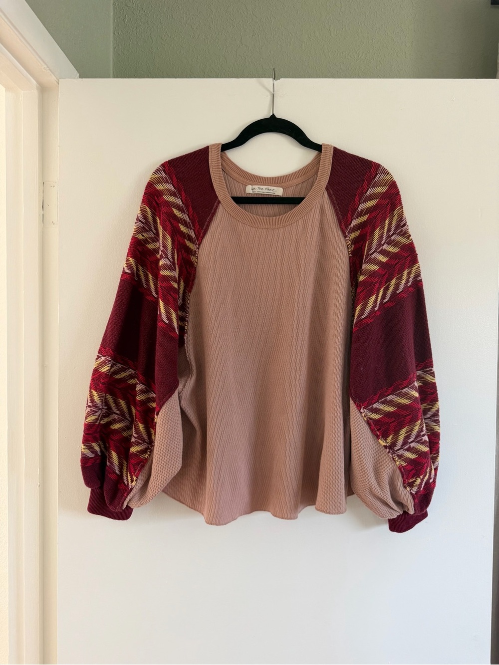 Free People We The Free Rainbow Dreams Swit Top Arizona Sands Combo Sz S
